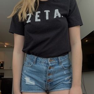 Zeta Tau Alpha Sorority T-Shirt - Medium Shirt